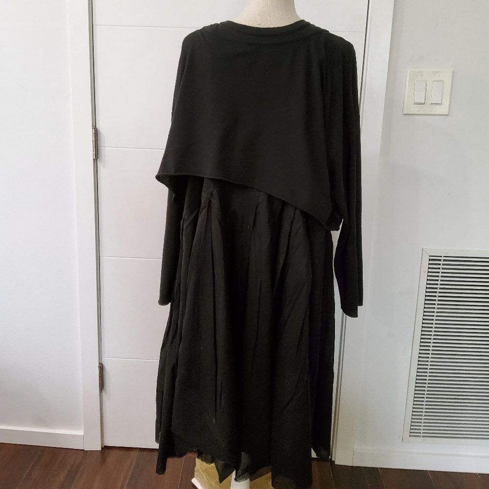 RUNDHOLZ Dip Layered Cotton Midi Dress Size OS - Picture 10 of 13